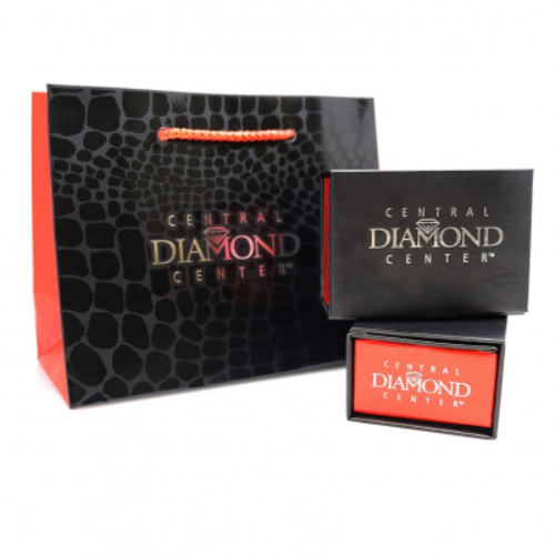 Gold-plated couples ring with side cubic zirconia.