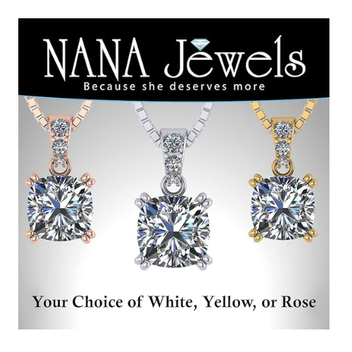 Close-up shot of the 8mm cubic zirconia stone.