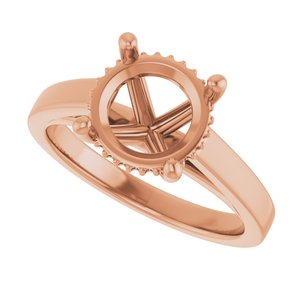 Hidden Halo-Style Engagement Ring - view 5