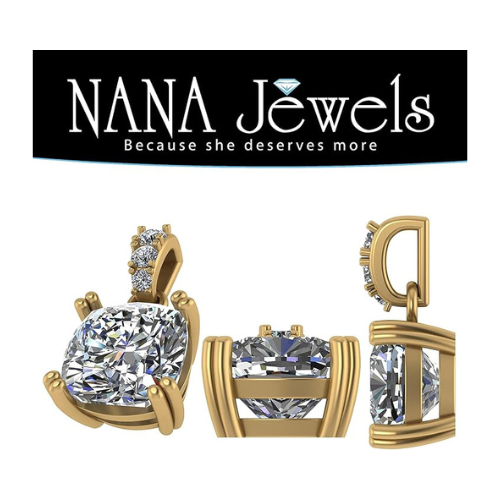 Sparkling 2.00ct simulated diamond necklace.