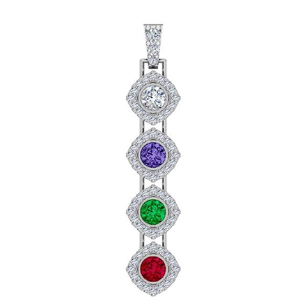 Mix & match birthstone necklace with a 22" chain