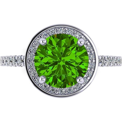 Sterling silver ring with a simulated morganite stone