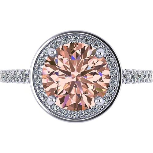 Simulated citrine ring, sterling silver, on a hand