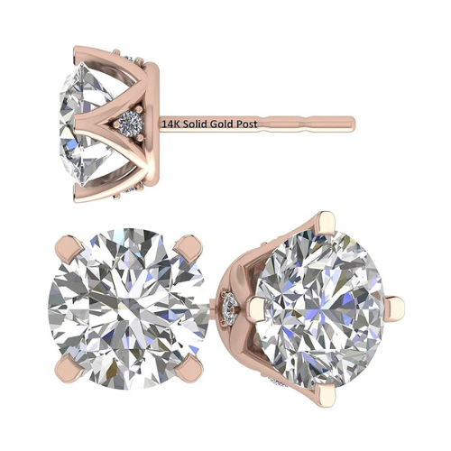 Sterling silver basket stud earrings for women.