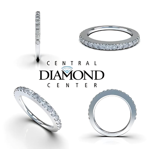 Sterling silver solitaire ring with a round CZ.