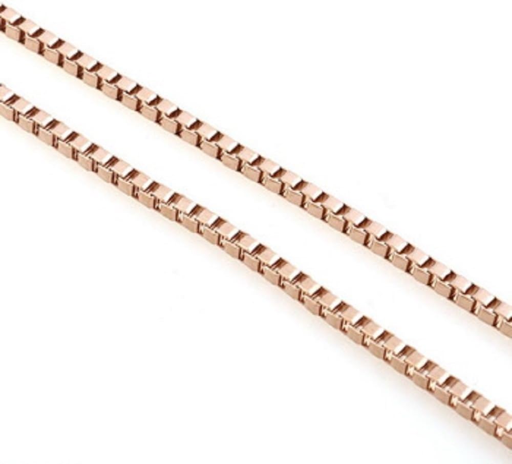 Central Diamond Center Adjustable Box Chain - Made in Italy