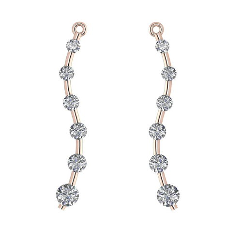 Pure Brilliance Zirconia CZ earring enhancer.