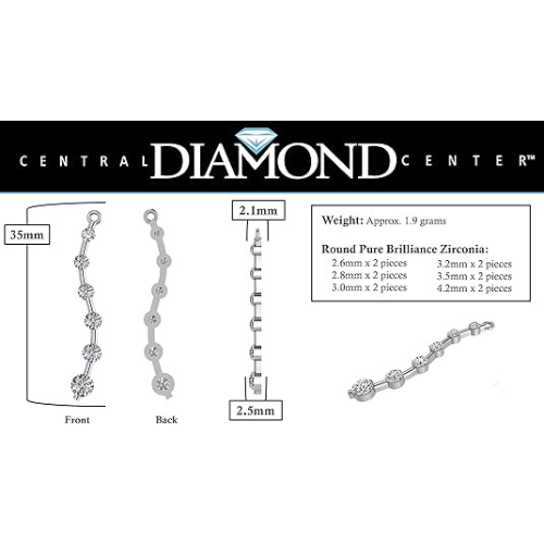 Close-up of a sterling silver earring jacket on a stud.