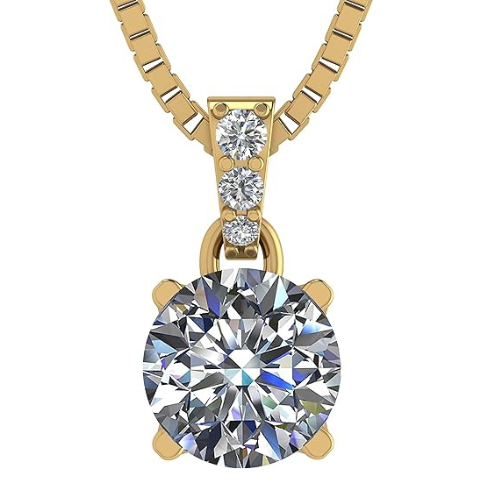 Close-up of a Lucita simulated emerald necklace.