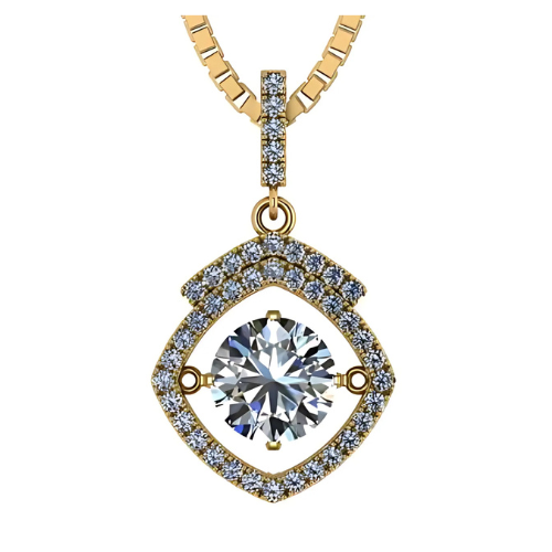 Pure Brilliance Zirconia Square Halo matching set.