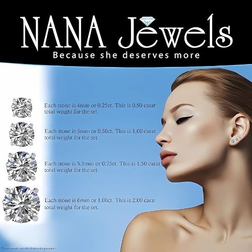 Detailed shot of 925 sterling silver stud earring post.