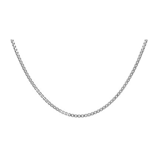 Central Diamond Center Adjustable Box Chain - Made in Italy