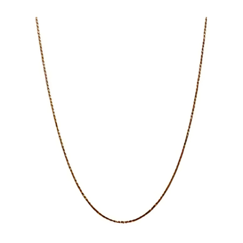 Italian made yellow gold plated rope chain.