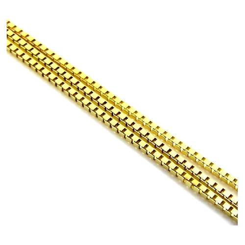 Made in Italy box chain necklace for pendants.