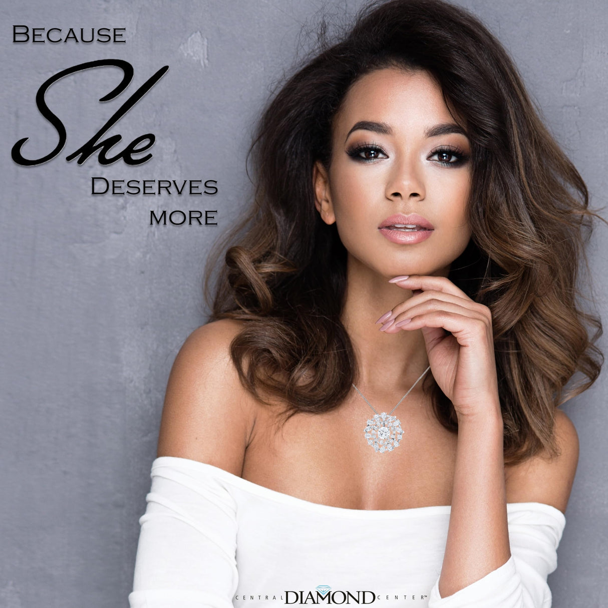 Galaxia Sunburst Necklace Made with Swarovski CZ & Sterling Silver