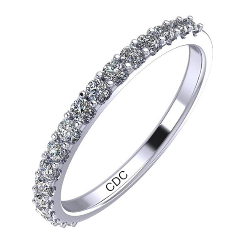 CVD Lab Grown Diamond Engagement Ring - 10K Solid Gold, Round Cut Solitaire, 0.50ct-2.00ct, G-H/VS-SI Clarity