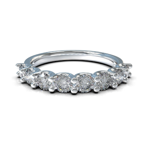 Elegant simulated diamond ring for a wedding or anniversary.