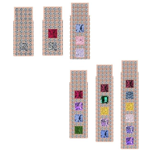 Central Diamond Center personalized mom necklace.