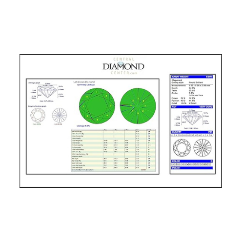 Certified 0.50ct to 2.00ct Round Brilliant Cut Loose Diamonds G-H/SI or Better, Lab Created CVD Diamonds