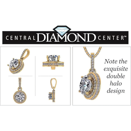 Close-up of a personalized birthstone in diamond halo.