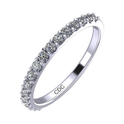 Engagement ring with a 0.50ct G-H/VS-SI diamond