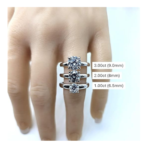 Central Diamond Center VOGUE ring on hand.