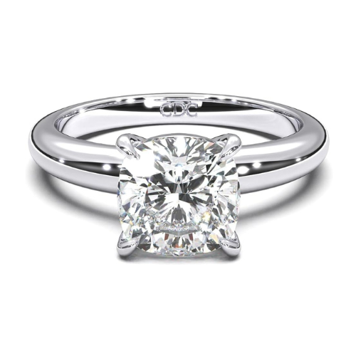 VOGUE Simulated Diamond Solitaire Engagement Ring.
