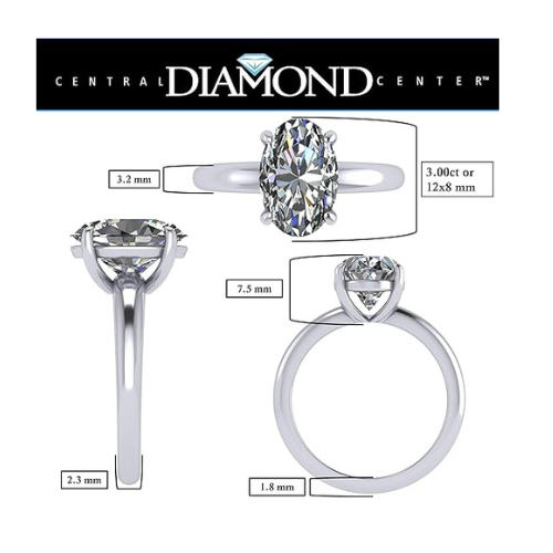 Sterling silver VOGUE wedding ring.