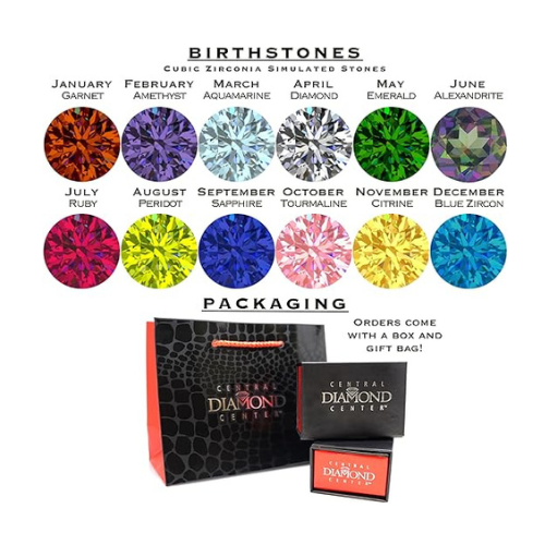 Central Diamond Center Oval Rope Mothers Birthstone Ring w/ 1 to 12 Simulated Gemstones in Sterling Silver, 10K, or 14K Gold For Women