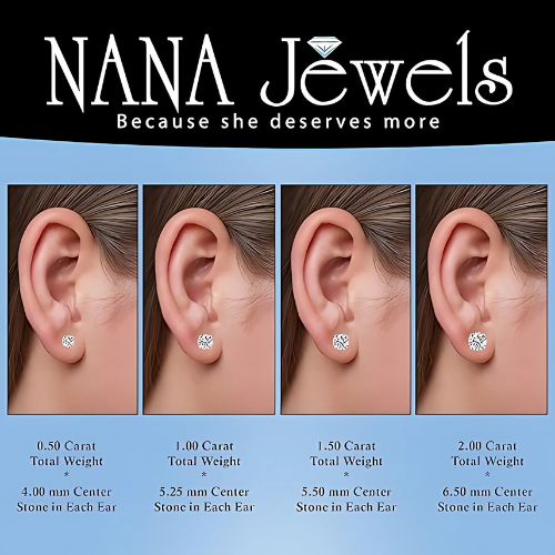 Pure brilliance cubic zirconia stud earring set.