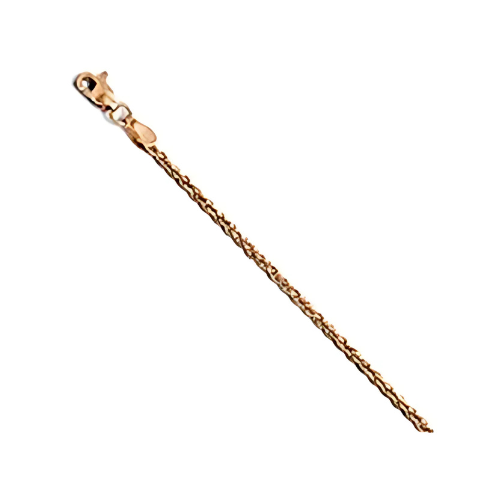 Yellow gold plated Italian rope chain texture.