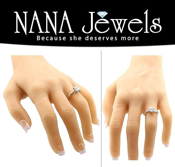 NANA Jewels Lucita Princess, Cushion Cut Solitaire Wedding Engagement Ring Series in 14K Gold w/Pure Brilliance Zirconia Simulated Diamond(B)