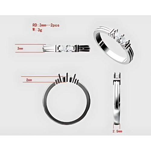 Central Diamond Center couples ring