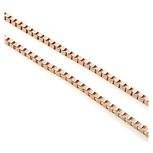 Versatile adjustable box chain for various lengths.