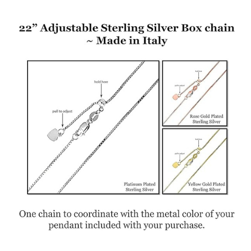 NANA Jewels Cushion Cut CZ Simulated Diamond Solitaire Necklace Sterling Silver 7-8mm Cubic Zirconia, 2.00ct & 3.00ct