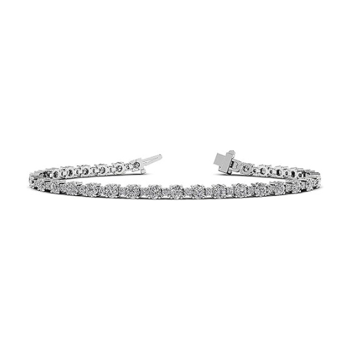 CVD Diamond Tennis Bracelet Lab Created diamond 3ctw to 6.50ctw 10kt Gold