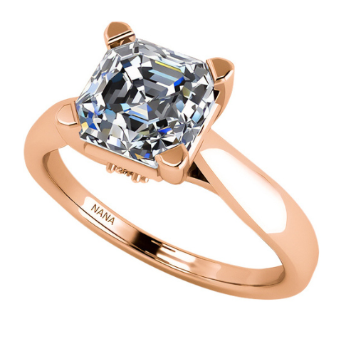 1.50ct simulated diamond engagement ring.