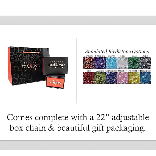 Front view of a romantic infinity pendant.