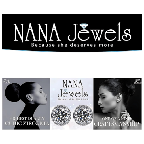 Elegant round halo earrings for women.