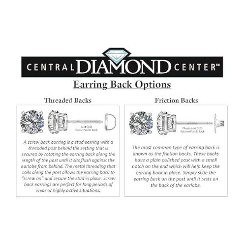 Moissanite stud and pendant set, sterling silver.