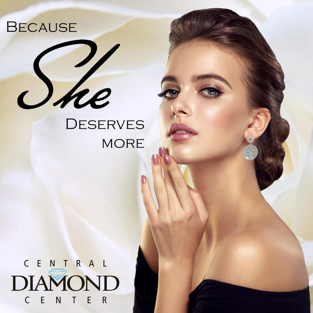 Central Diamond Center Sterling Silver Tree of Life Pendant Necklace or Earrings with CZ and Mother of Pearl β Gift for Women