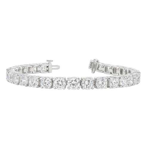 Simulated Diamond Tennis Bracelet, Pure Brilliance Zirconia, Sterling Silver 5.0ct, 7.50ct, 10ct, 17.50ct, 22ct