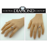 Central Diamond Center Infinity Mothers Rings w/ 1 to 6 Simulated Birthstones in Sterling Silver,  10K or 14K Gold