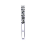 NANA Jewels Wedding Band CZ Ring 3/8cttw Stackable Ring in Solid 10K Gold w/Pure Brilliance Zirconia, Fashion Ring