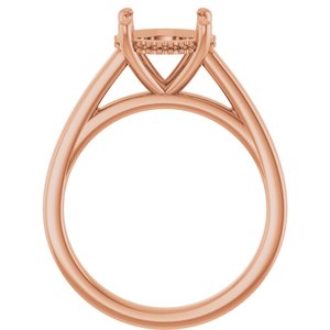Hidden Halo-Style Engagement Ring - view 2