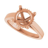 Hidden Halo-Style Engagement Ring - view 5