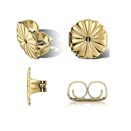 Extra-Large Hypoallergenic Earring Backs-7mm-8.2mm(3 Pairs)-Secure & Comfortable Replacement for Earrings
