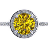 NANA Jewels ring with a simulated citrine