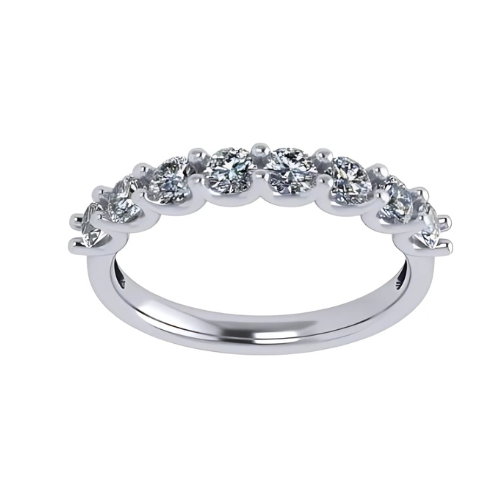 NANA Jewels 1.00ct Simulated Diamond Wedding Rings Anniversary Band, Wedding Sets for Women in Silver, 10K or 14K