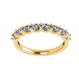 1.00ct simulated diamond anniversary band for women.